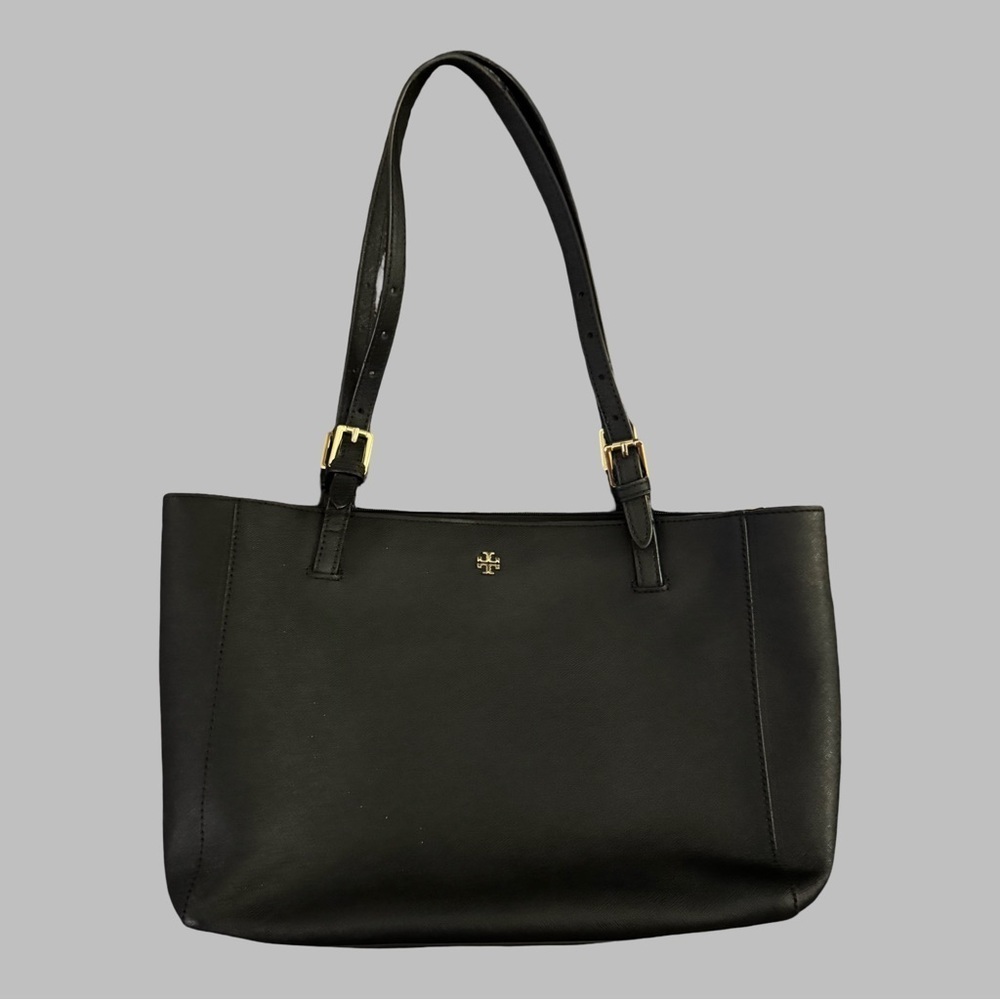 TORY BURCH York Buckle Steffiano Leather Tote